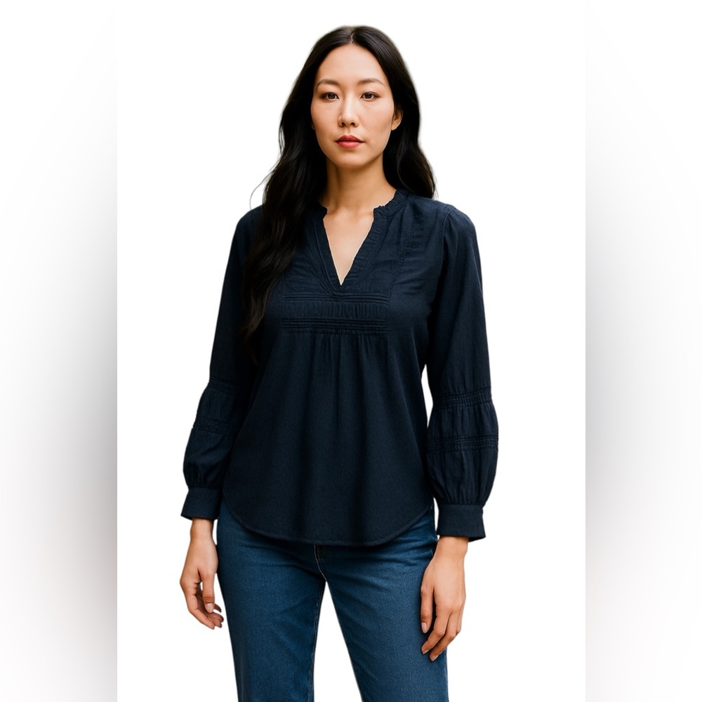 Lucky Brand Dark Blue Women's Blouse size‎ S